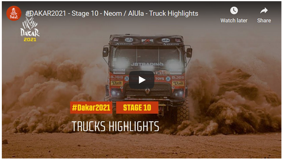 STAGE 10 of the DAKAR RALLY