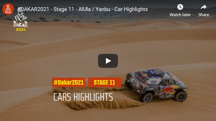 THE DAKAR RALLY'S FINAL STAGES - Stage 11