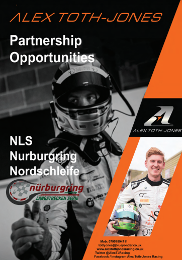 Nurburgring Sponsorship/Experiences with Alex Toth-Jones 2022