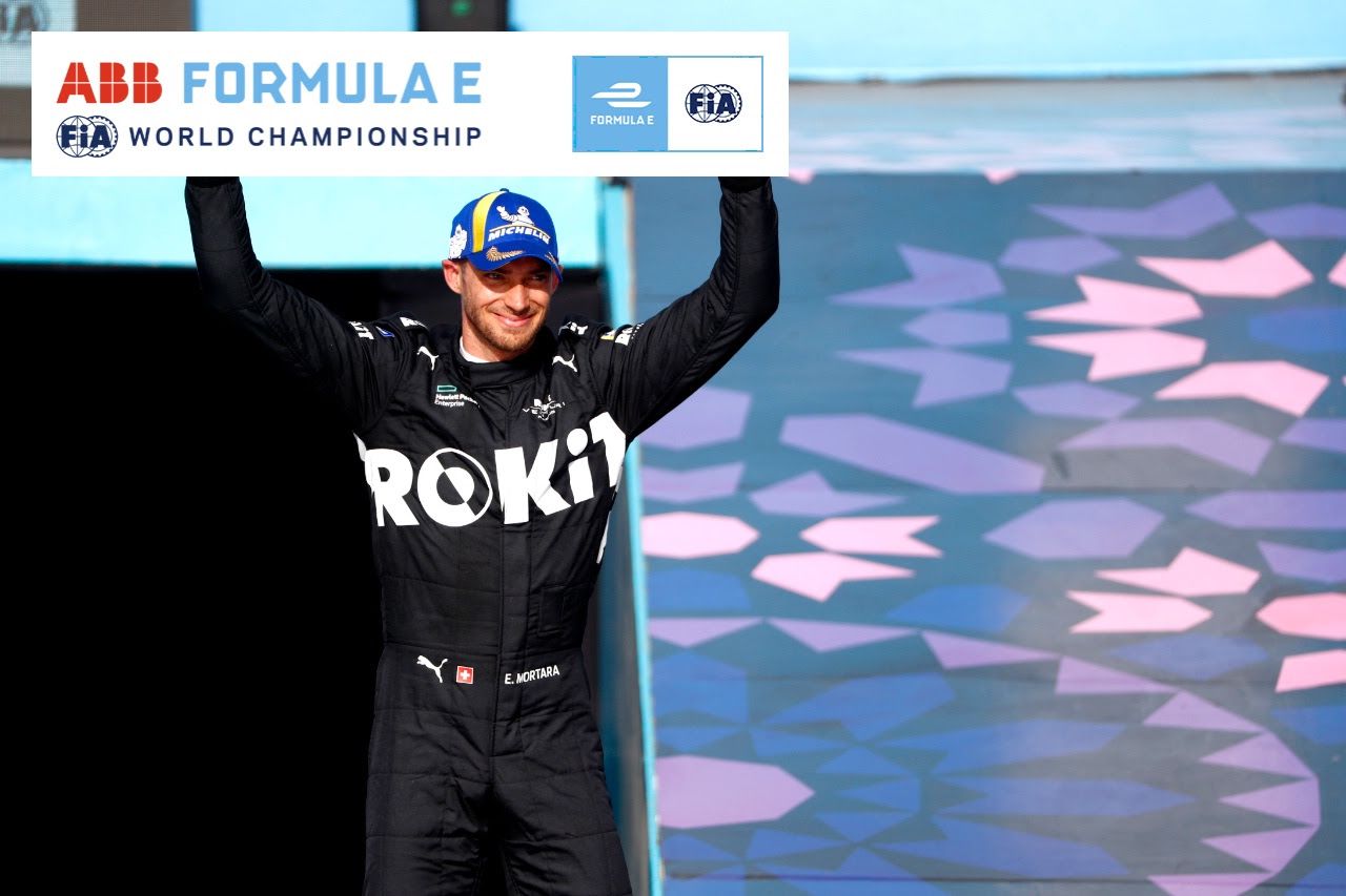 EDOARDO MORTARA wins round 10 of the 2021/22 ABB FIA FORMULA E WORLD CHAMPIONSHIP IN MARRAKESH