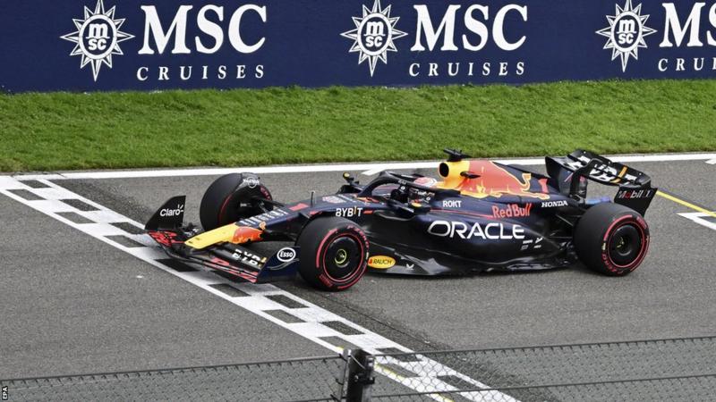 Verstappen Takes 8th Straight Win in Belgium