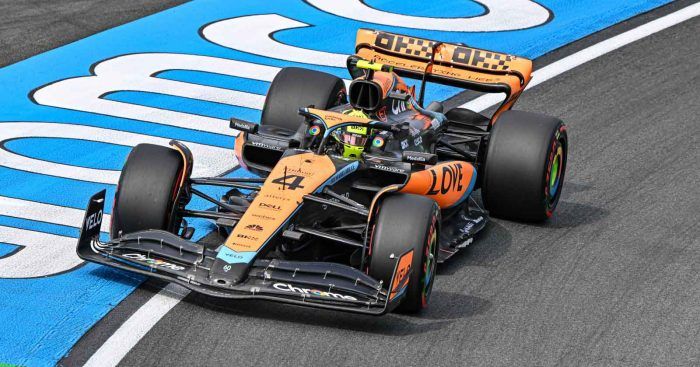 Norris, Verstappen Split Friday Practice Times in Holland