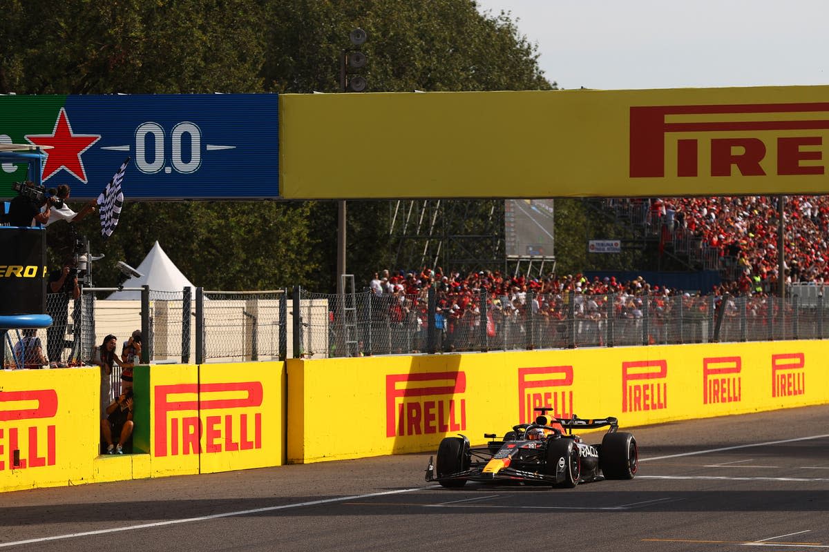 Verstappen Wins 10th Race in a Row in Italy