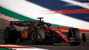 Leclerc Takes Friday Tire Testing and Rookie Day in Texas